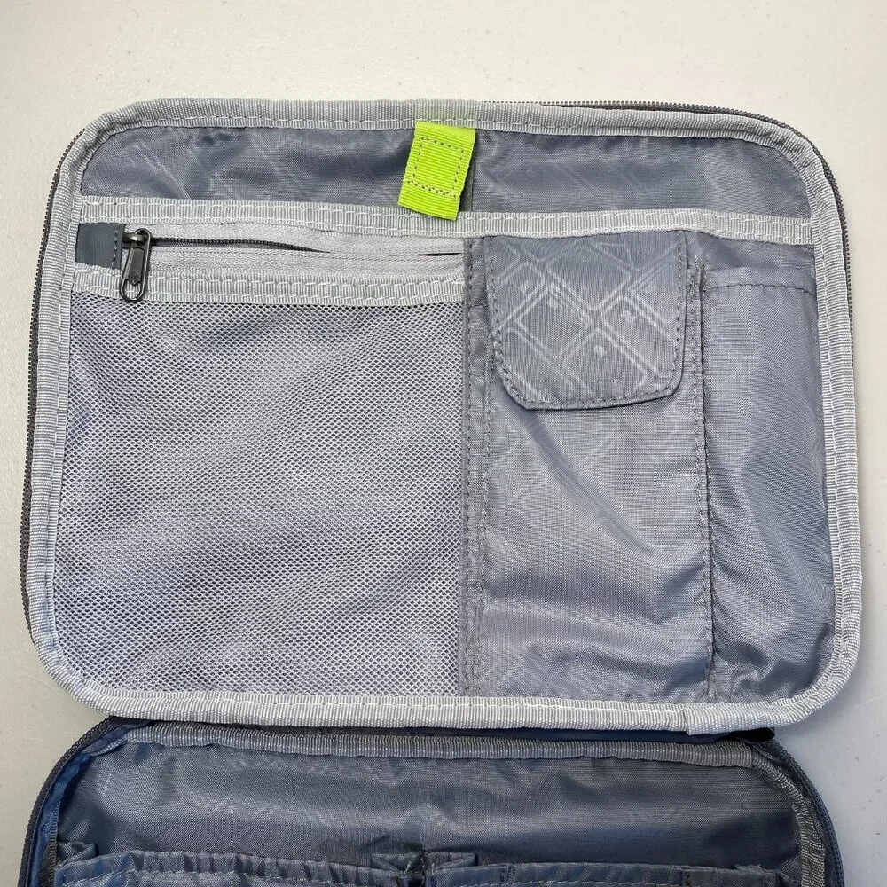 Eagle Creek ETool Organizer Pro Zip Pouch Stone Grey/Strobe (Gray) ExcellentCond